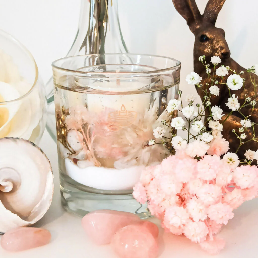 PINK CHAMPAGNE BOTANICAL SCENTED CANDLE - Image 3