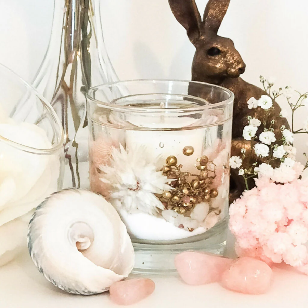 PINK CHAMPAGNE BOTANICAL SCENTED CANDLE - Image 5