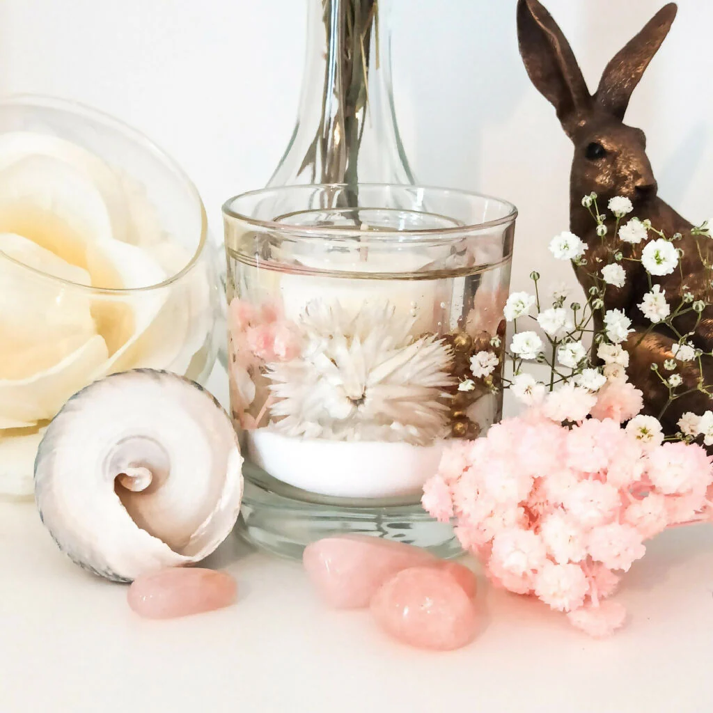 PINK CHAMPAGNE BOTANICAL SCENTED CANDLE - Image 6