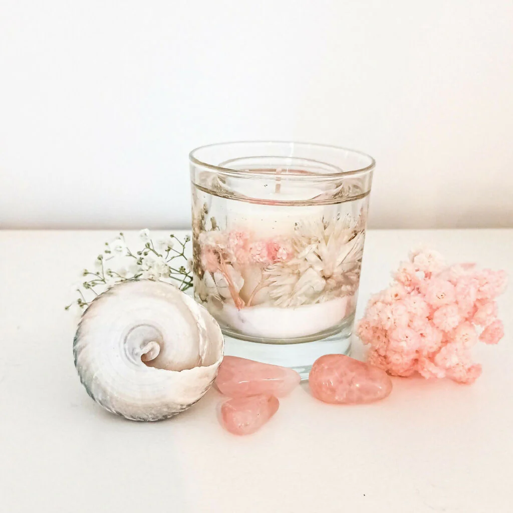 PINK CHAMPAGNE BOTANICAL SCENTED CANDLE - Image 7