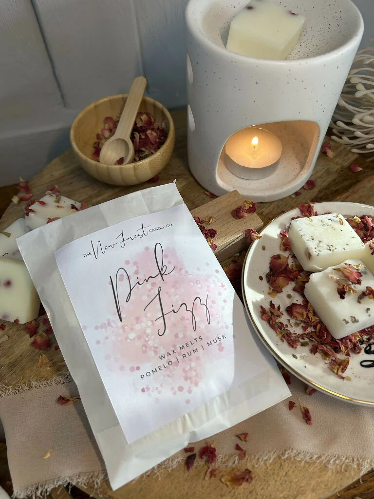 Pink Fizz Botanical Wax Melts, Valentines Day Wax Melts - Image 5