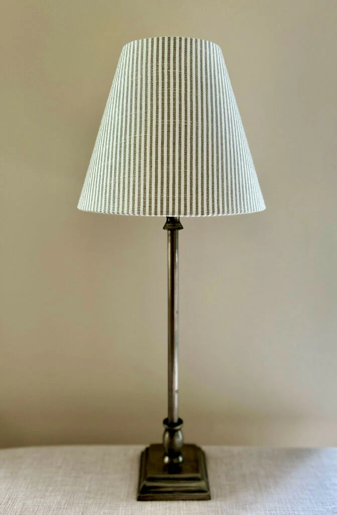 'Pinstripes Grey' Lampshade - Image 4