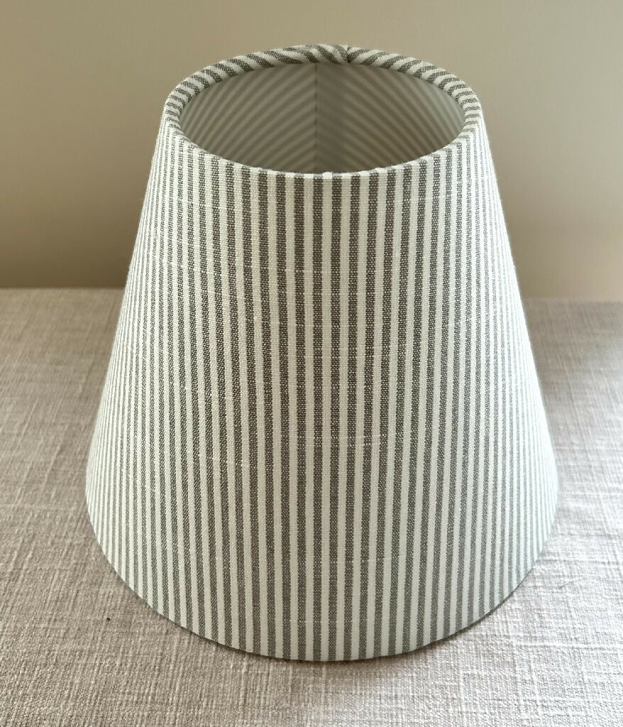 'Pinstripes Grey' Lampshade - Image 7