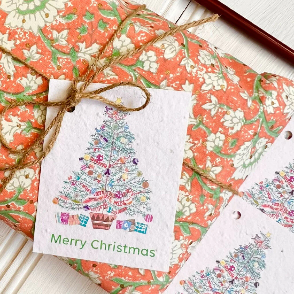 Plantable Seed Card Christmas Gift Tags - Image 3