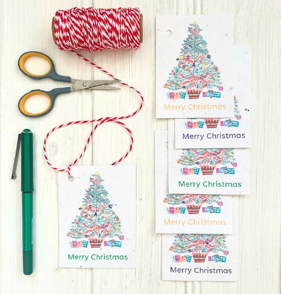 Plantable Seed Card Christmas Gift Tags - Image 4