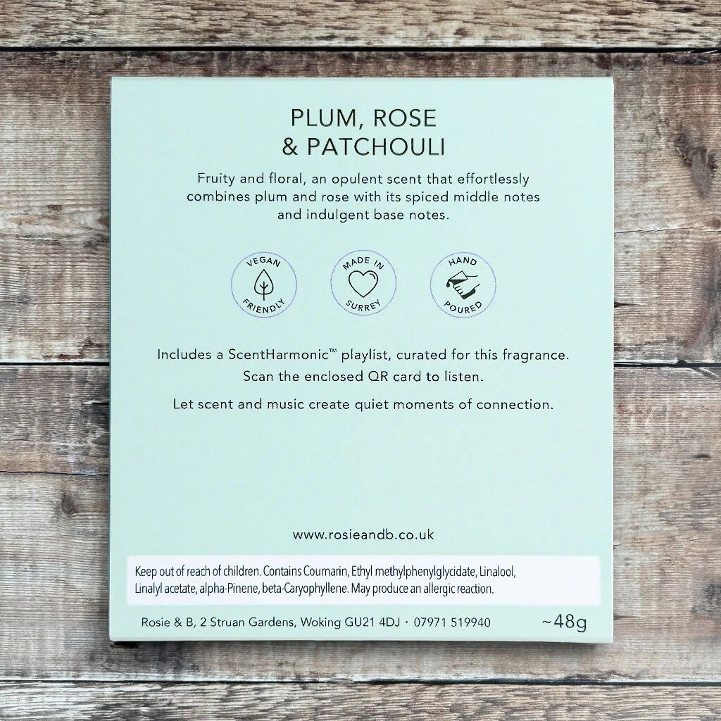Plum, Rose & Patchouli Wax Melts - Image 3