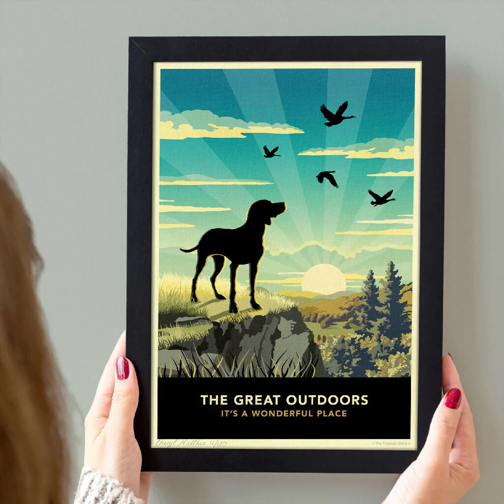POINTER OR VISZLA 'THE GREAT OUTDOORS’ LIMITED EDITION ART PRINT - Image 4