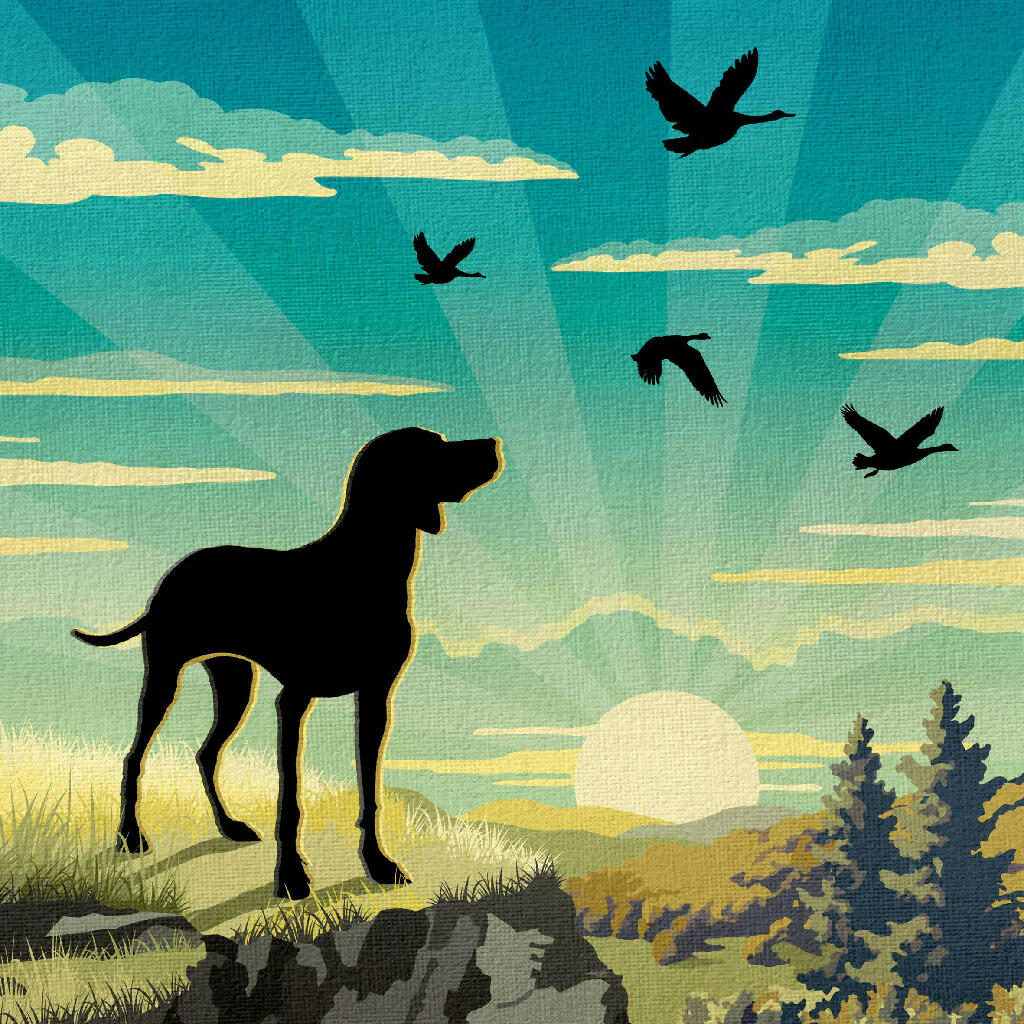 POINTER OR VISZLA 'THE GREAT OUTDOORS’ LIMITED EDITION ART PRINT - Image 7