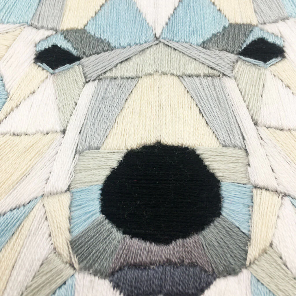 Polar Bear Embroidery Kit - Image 4