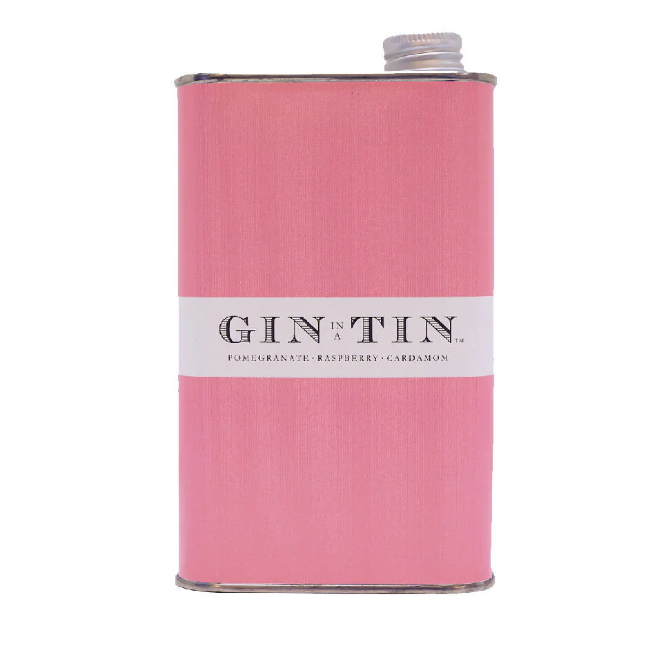 LONDON DRY POMEGRANATE, RASPBERRY & CARDAMOM GIN IN A TIN - 50cl Tin - Image 2