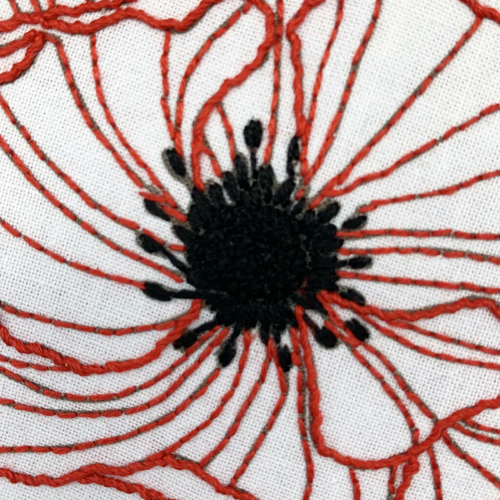 Poppy Embroidery Kit - Image 2