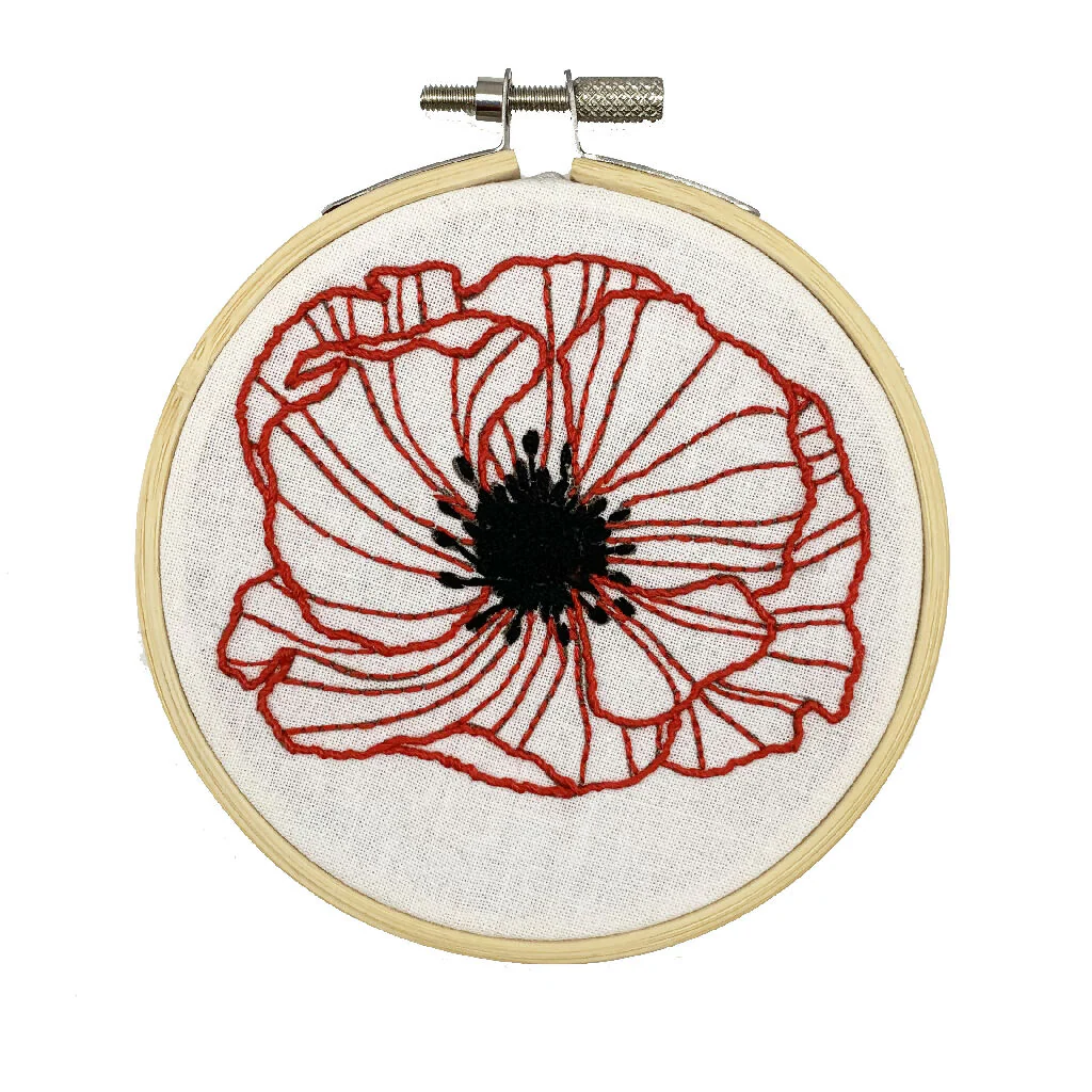 Poppy Embroidery Kit - Image 3
