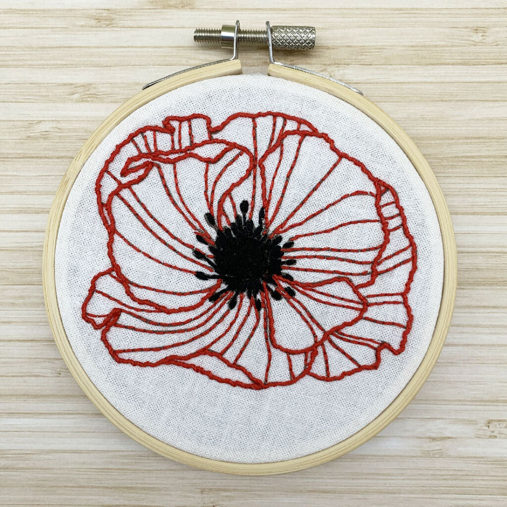 Poppy Embroidery Kit - Image 5