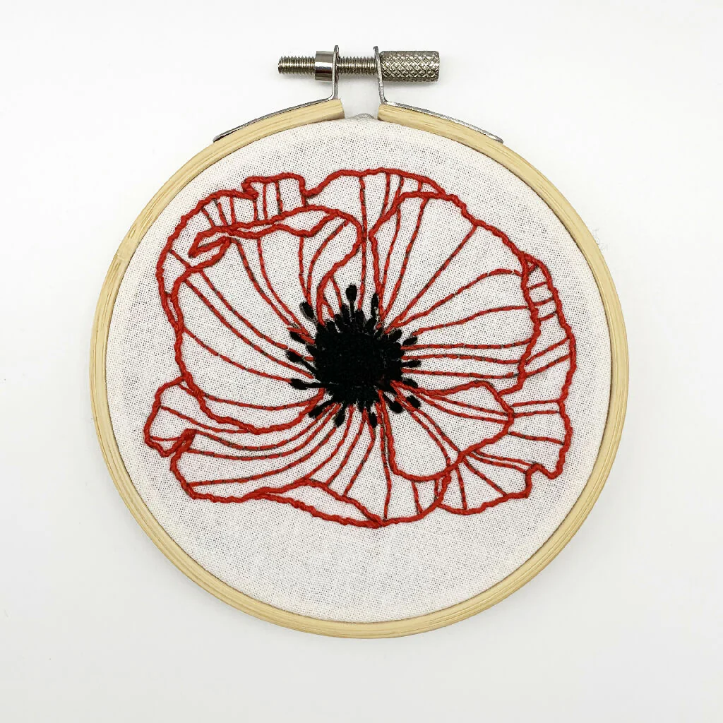 Poppy Embroidery Kit - Image 6