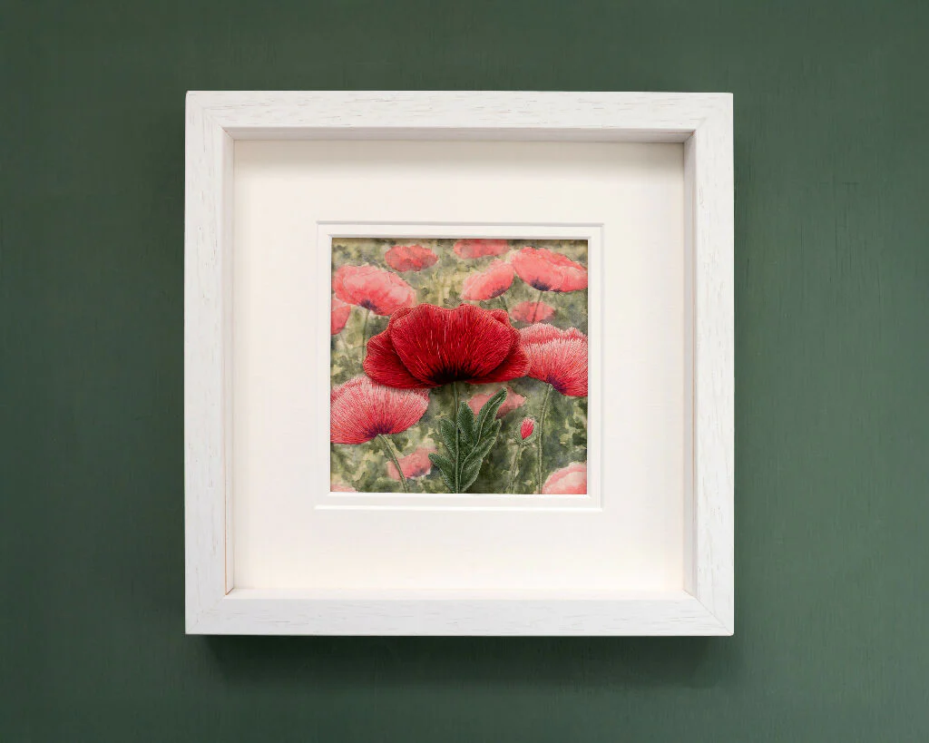 Poppy Hand Embroidery KIt - Image 2