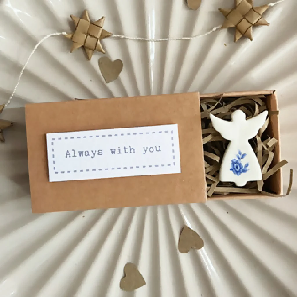 Porcelain Matchbox Token Always With You