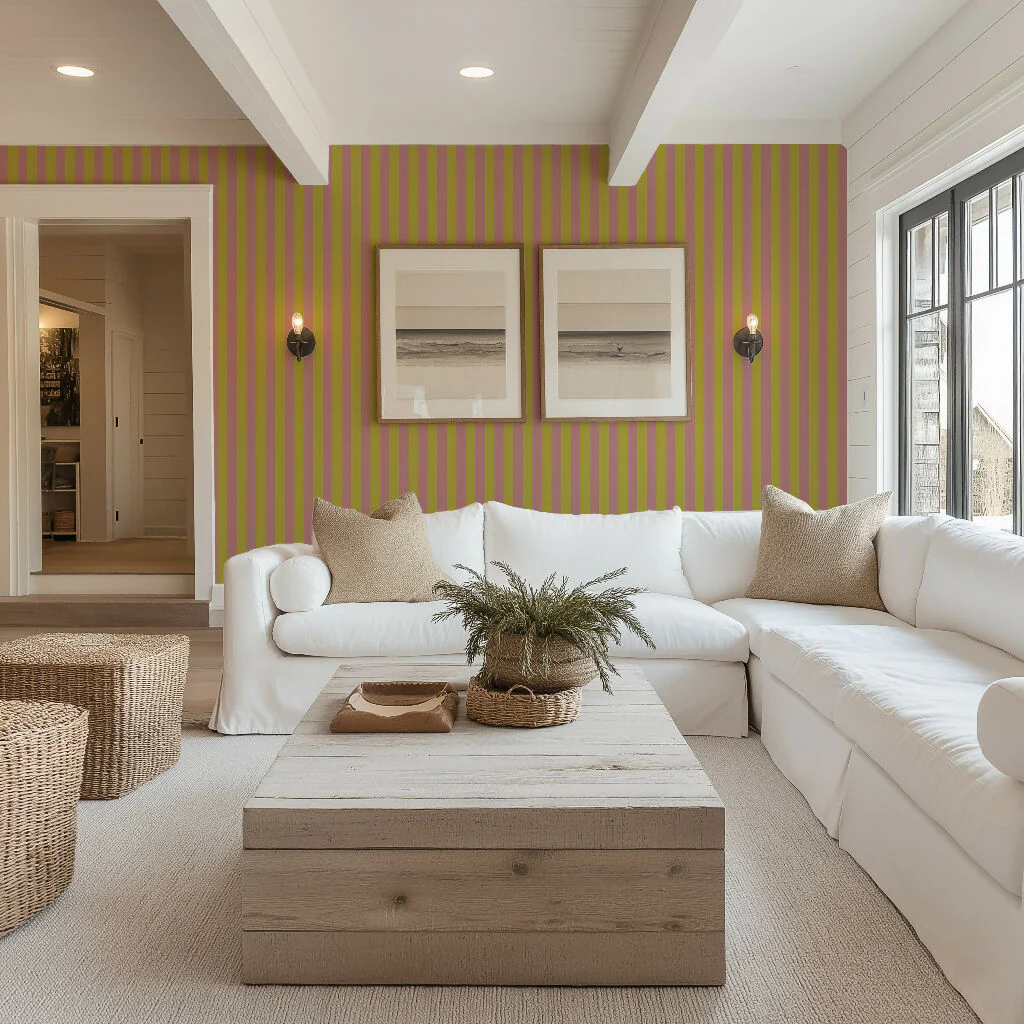 Poundbury Stripe Wallpaper - Image 2