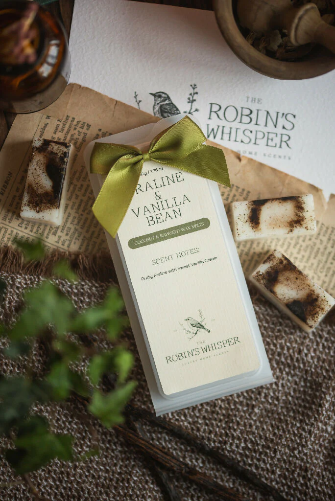 Praline and Vanilla Bean Botanical Wax Melt - Image 3