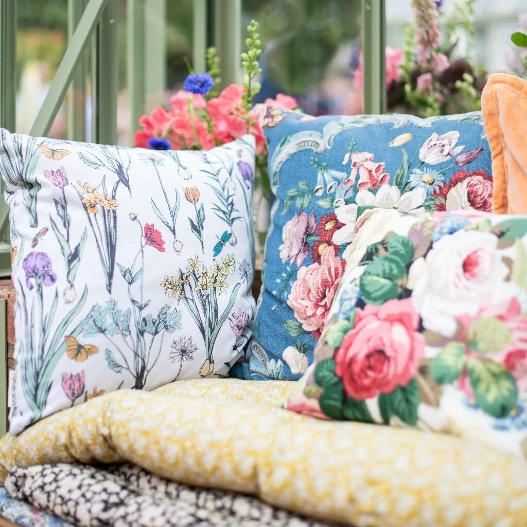 Pressed Flowers Spring Scatter Cushion - Image 3