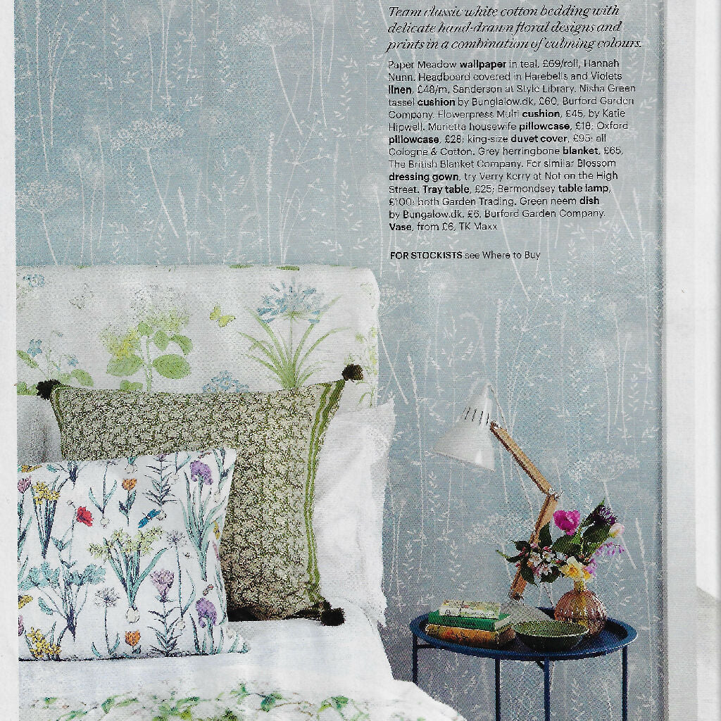 Pressed Flowers Spring Scatter Cushion - Image 6