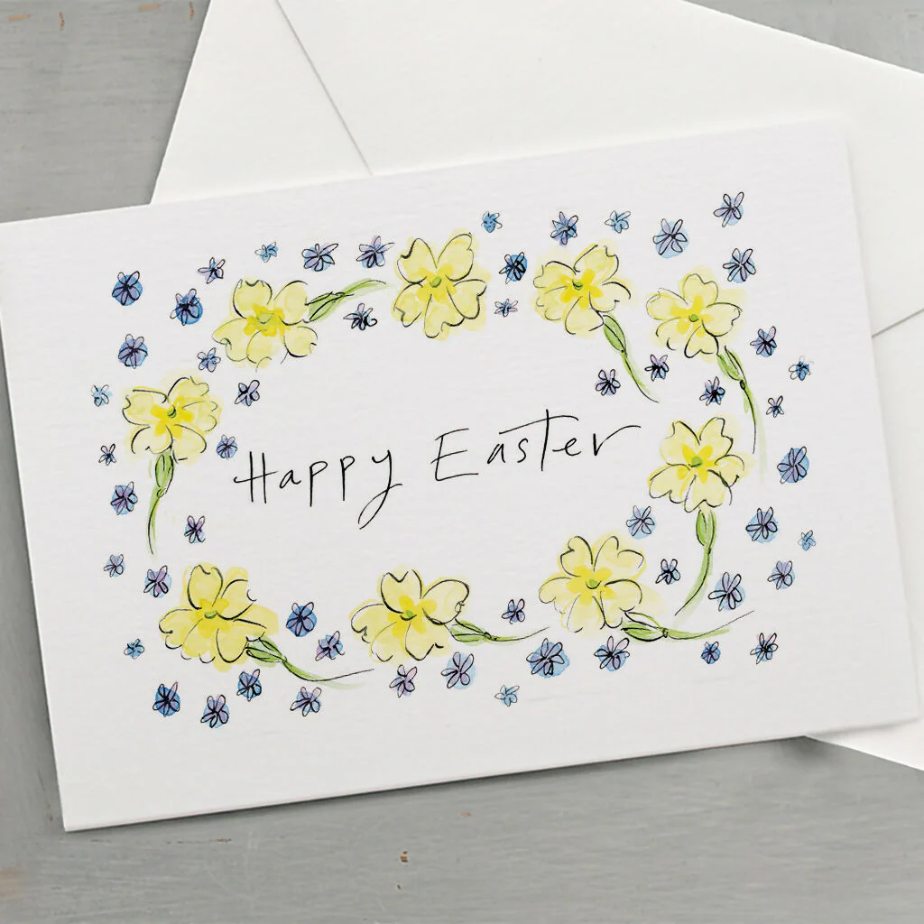 'Primroses & Daisies' Easter Card - Image 2