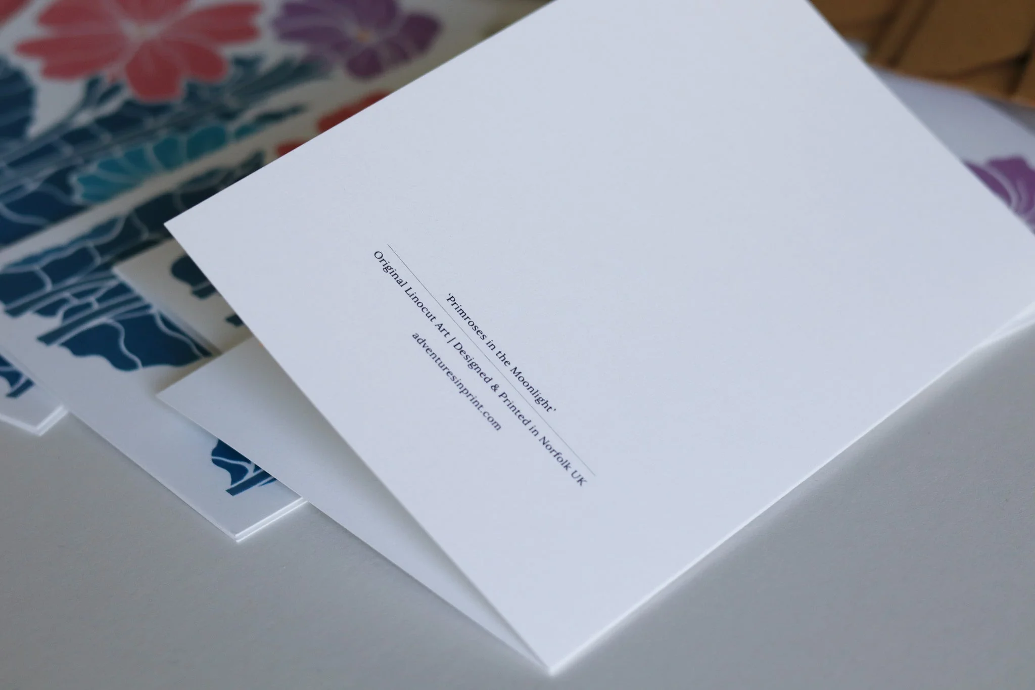 Primroses in the Moonlight | Set of 8 Notecards & Envelopes - Image 5