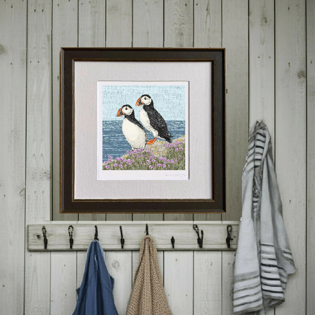 Puffin Signed and Mounted Giclée Art Print