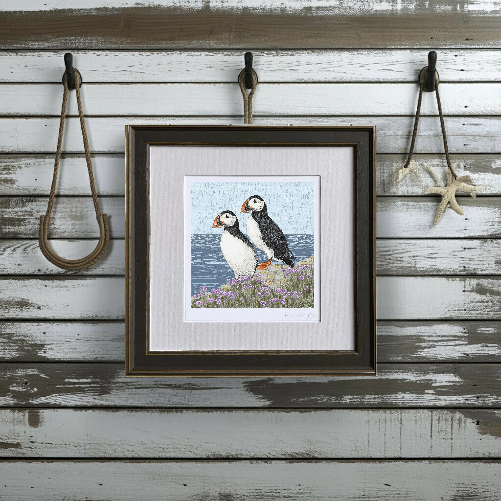 Puffin Signed and Mounted Giclée Art Print - Image 2