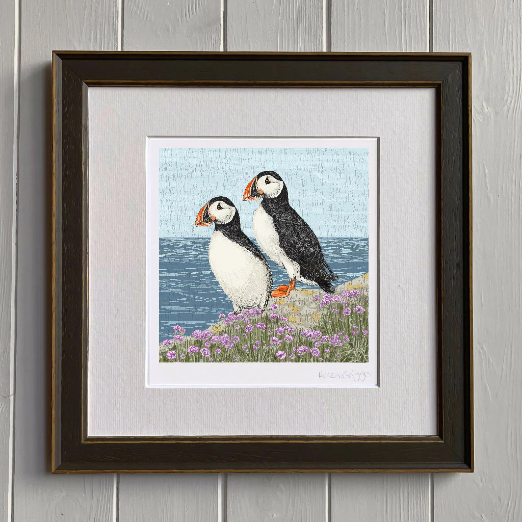 Puffin Signed and Mounted Giclée Art Print - Image 3