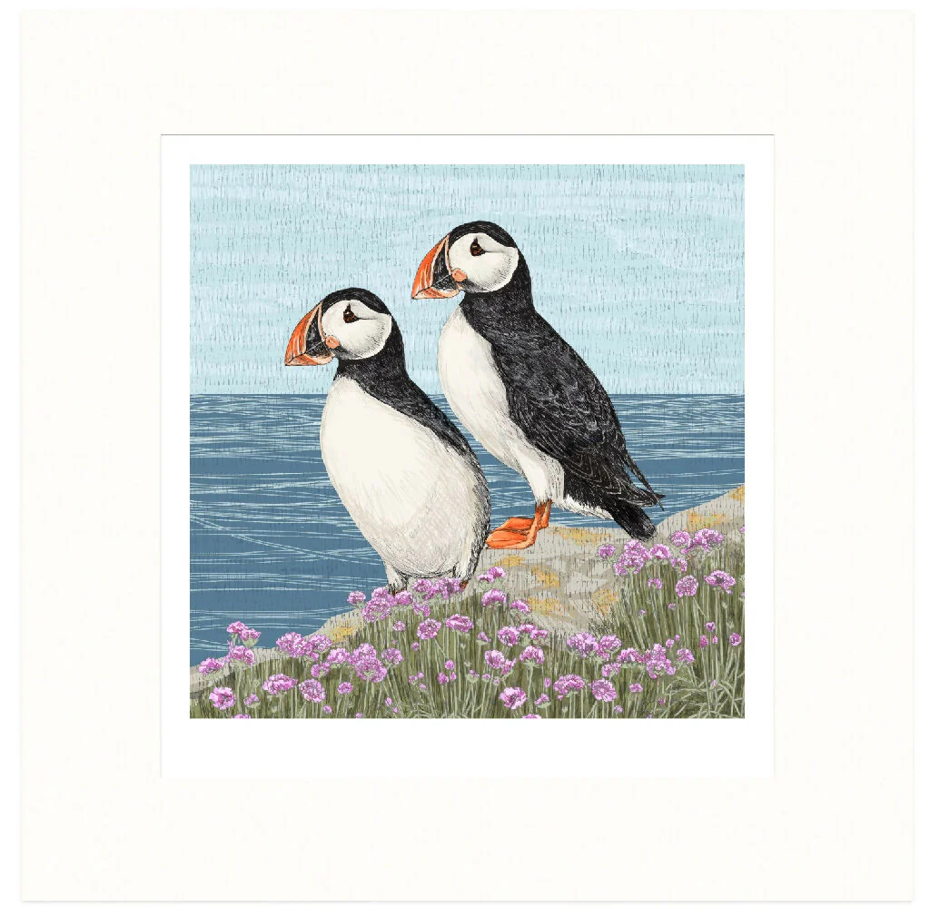 Puffin Signed and Mounted Giclée Art Print - Image 4