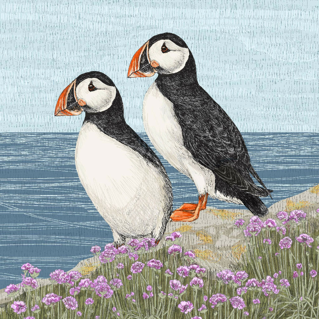 Puffin Signed and Mounted Giclée Art Print - Image 6