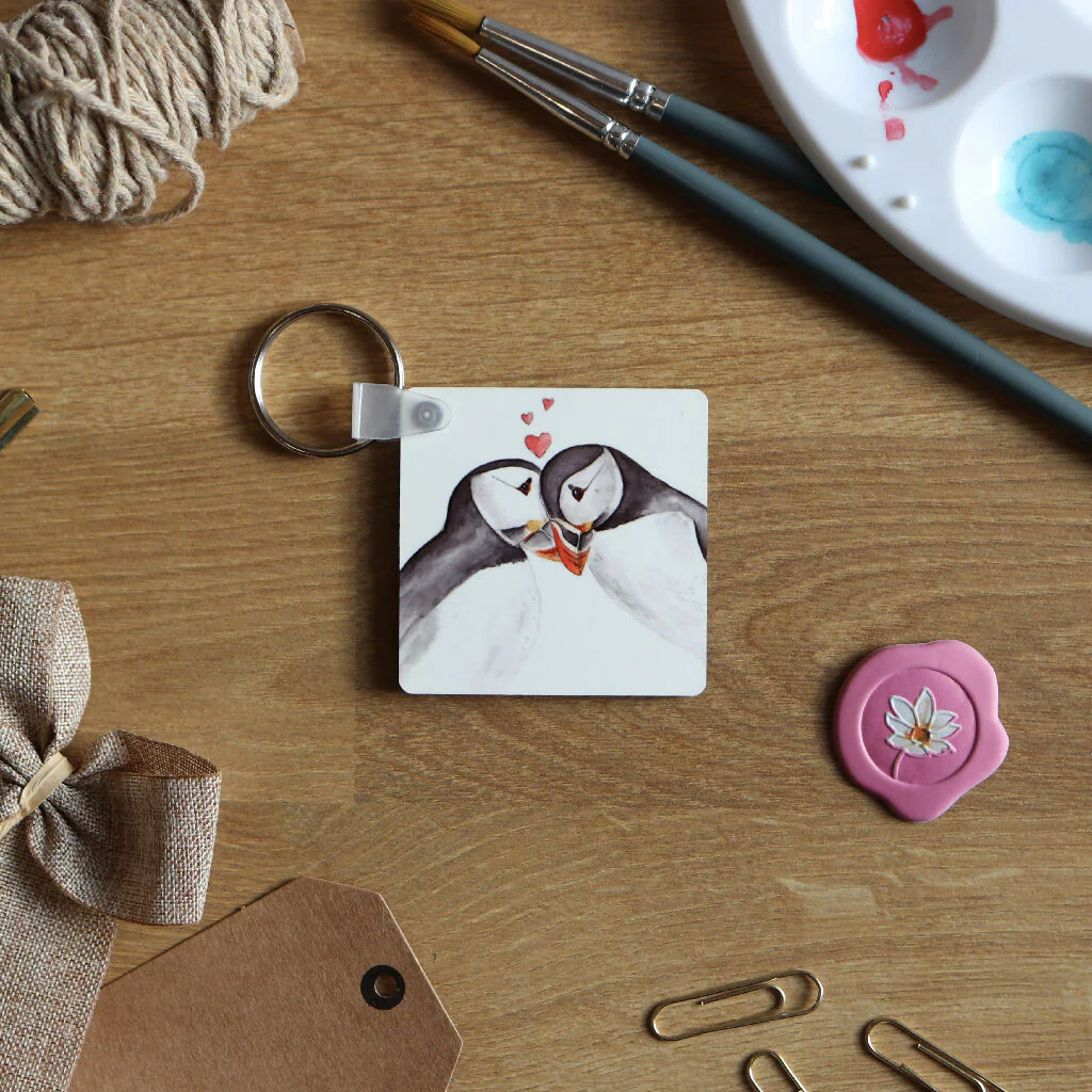 Puffins Keyring - Image 3