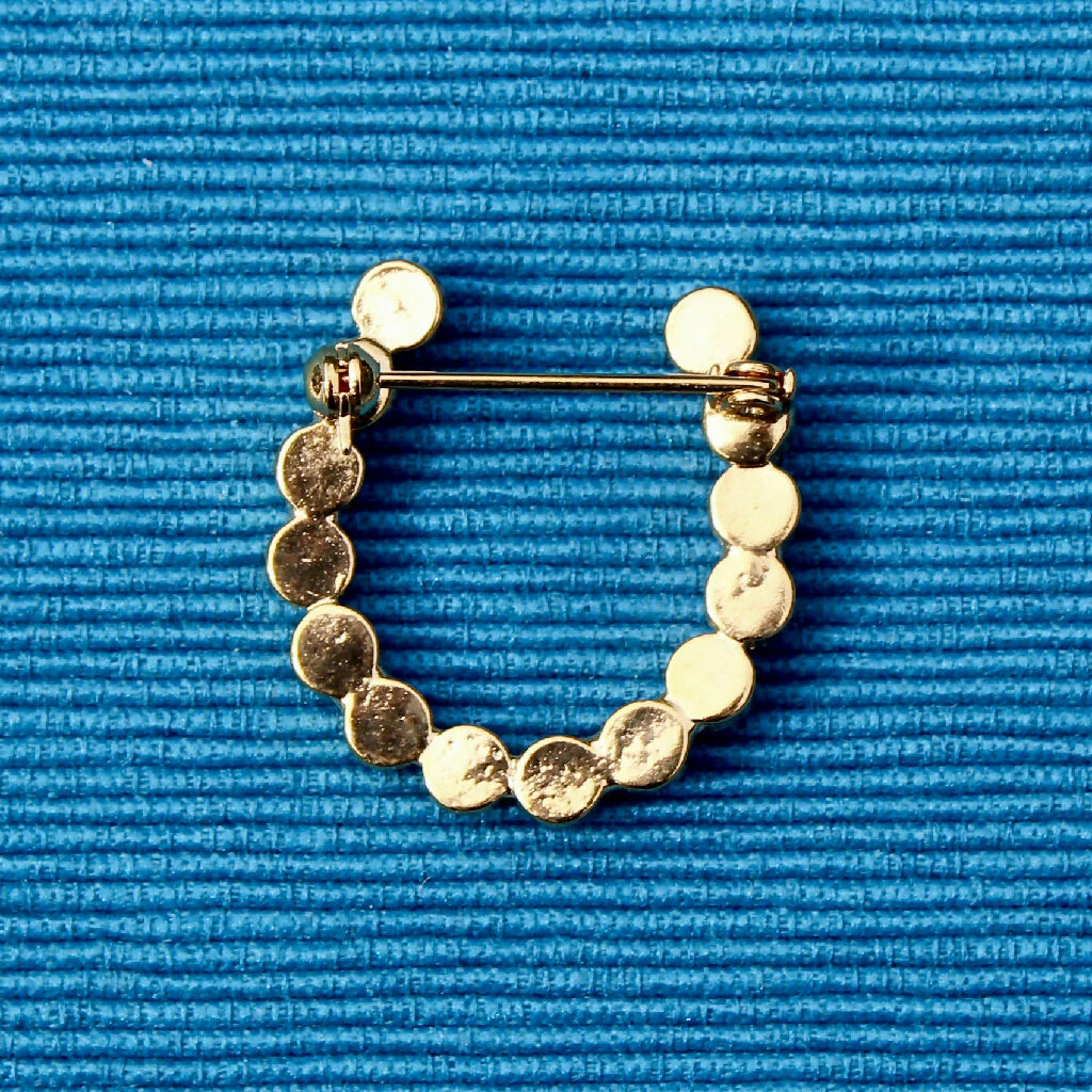 Purple Horseshoe Brooch - Image 3