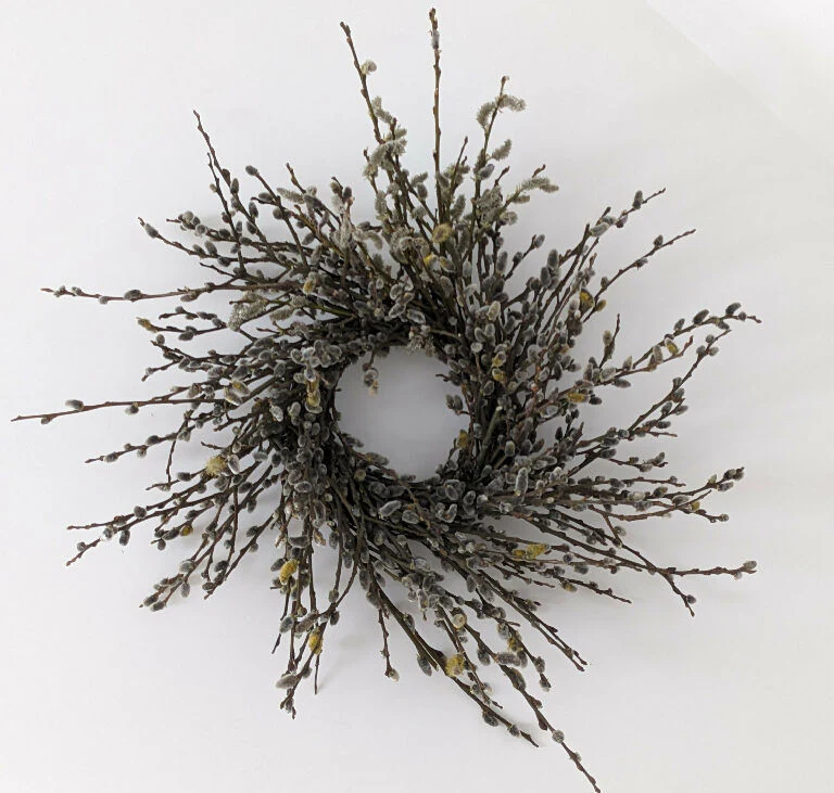 Pussy Willow Handmade Wreath/loose style