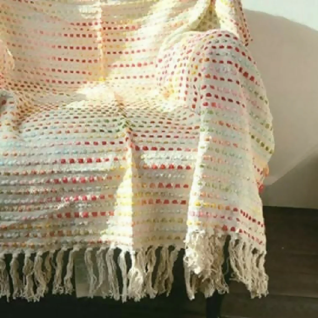 Rainbow Throw Blanket