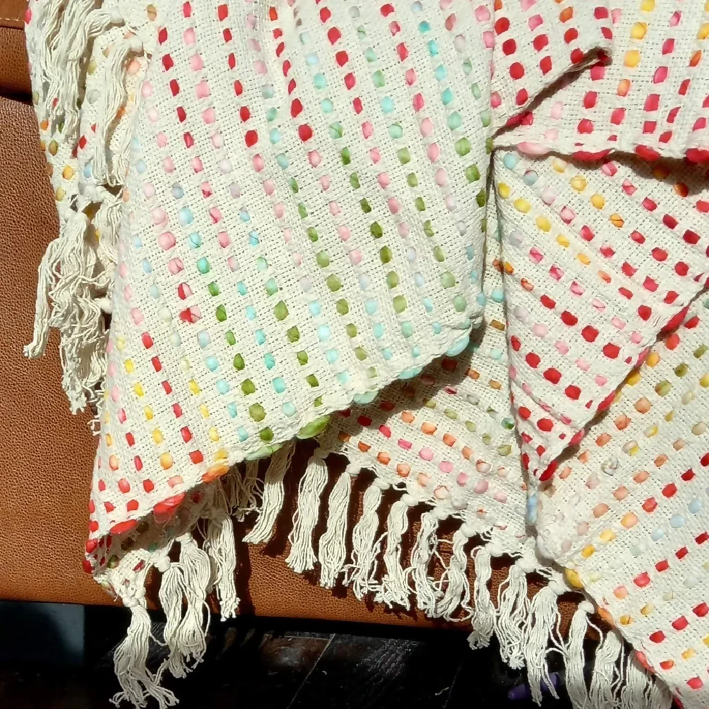Rainbow Throw Blanket - Image 2