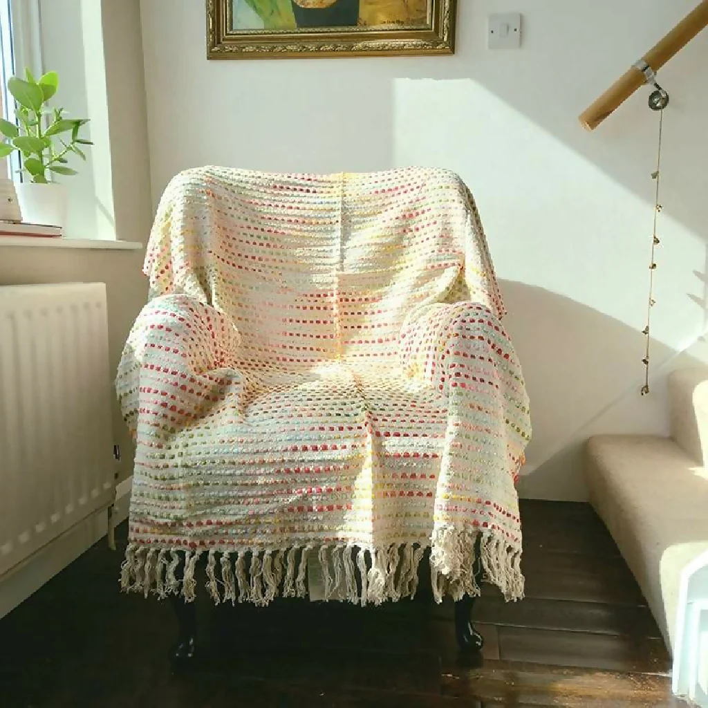 Rainbow Throw Blanket - Image 3