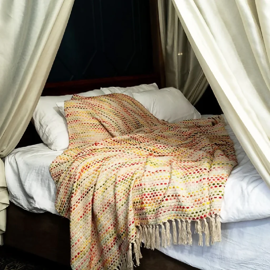 Rainbow Throw Blanket - Image 4