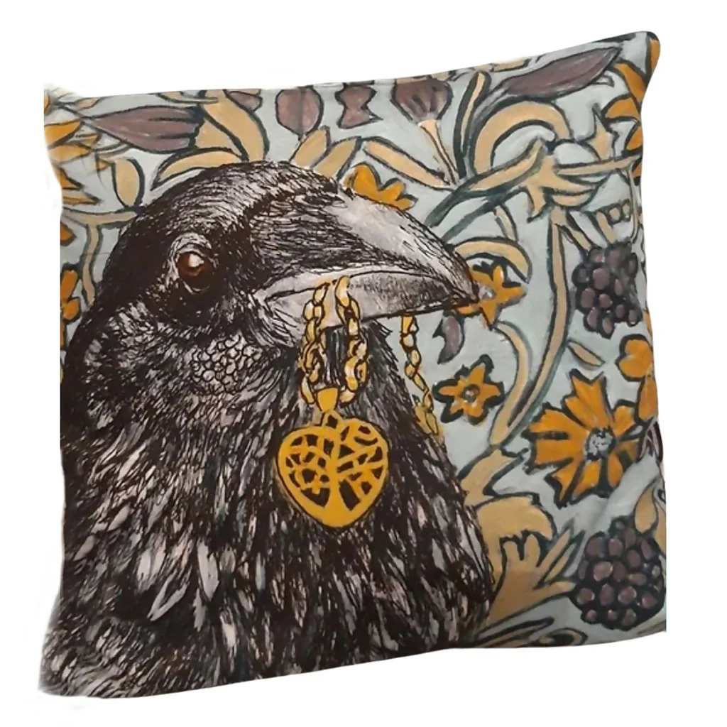 Raven Double Sided Cushion Cover - Image 2