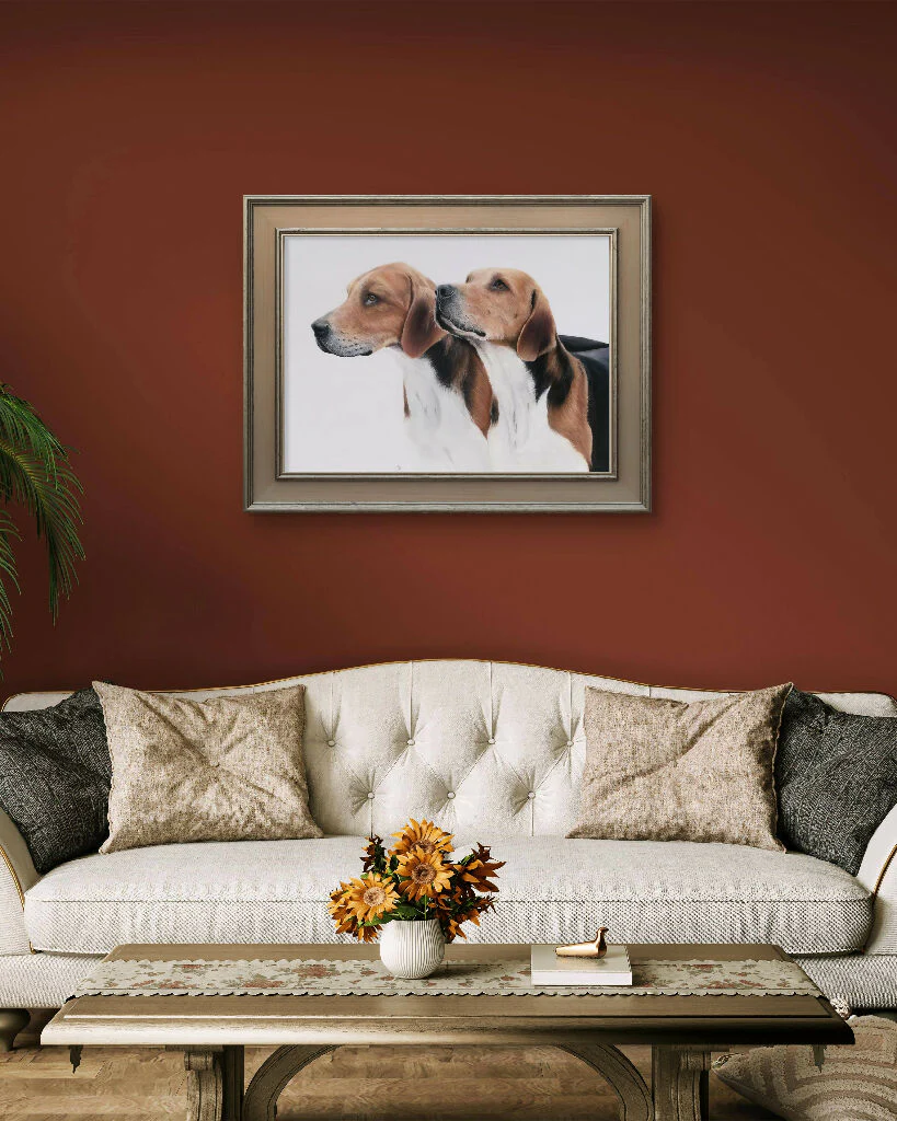 Ready for the Off – A3 Giclée Hound Print with Mount - Image 9