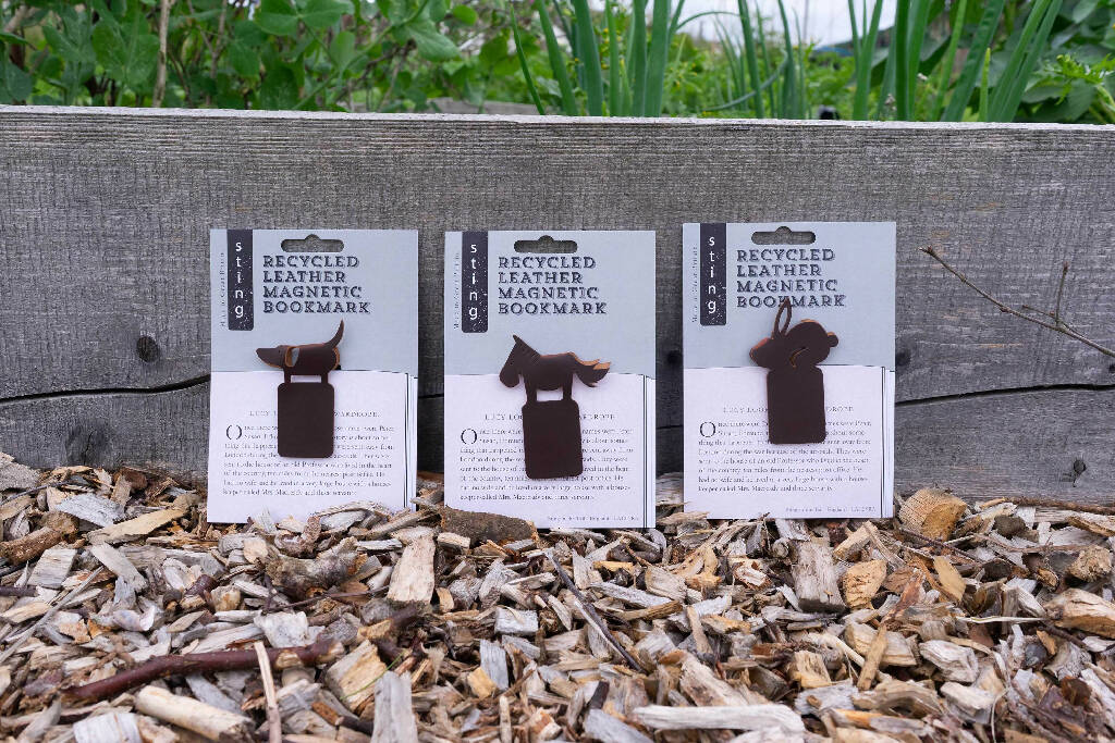Recycled leather animal bookmarks - Image 9