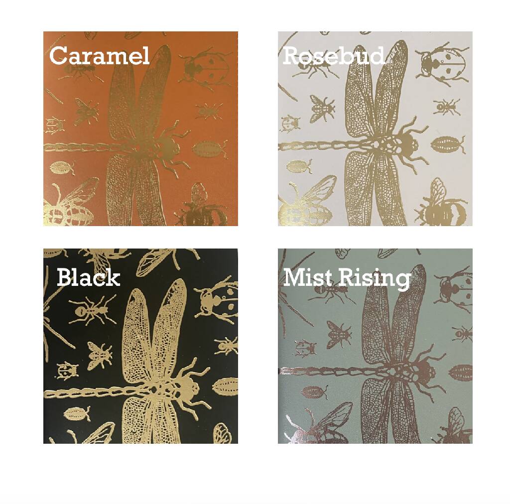 Recycled Leather 'Bugs' Pocket Journal - Image 4