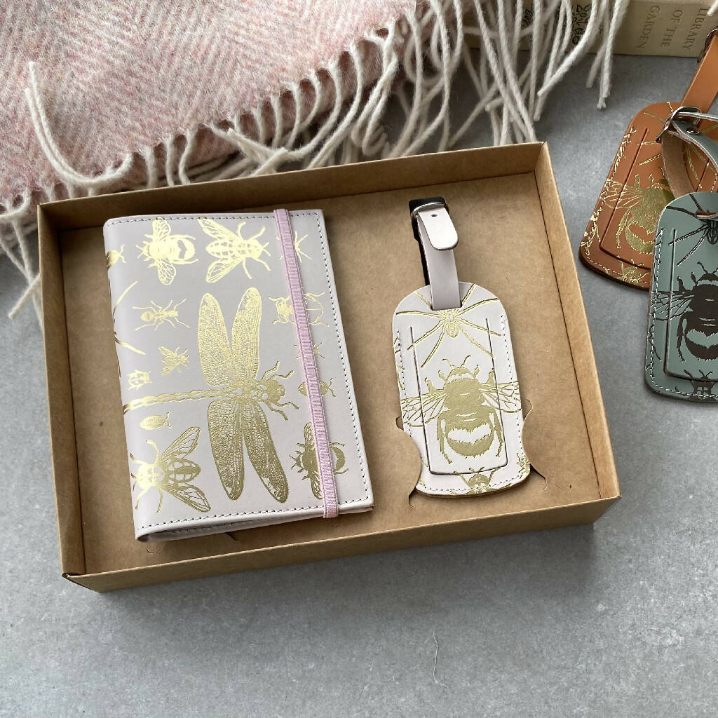 Recycled Leather Bugs Travel Set - Image 4
