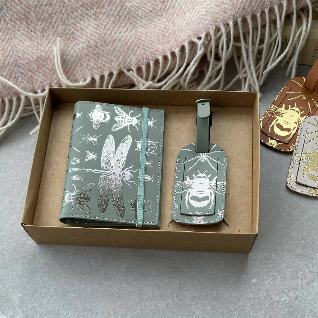 Recycled Leather Bugs Travel Set - Image 5