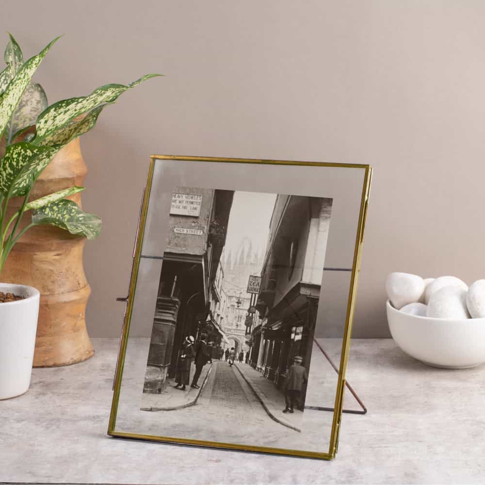 Pipal Brass Photo Frame - Antique Brass Finish - Image 3