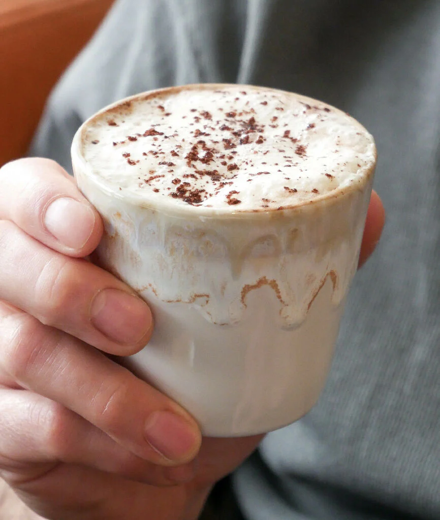 Refillable Coffee Cup Candle in Nordic Spruce - Image 6