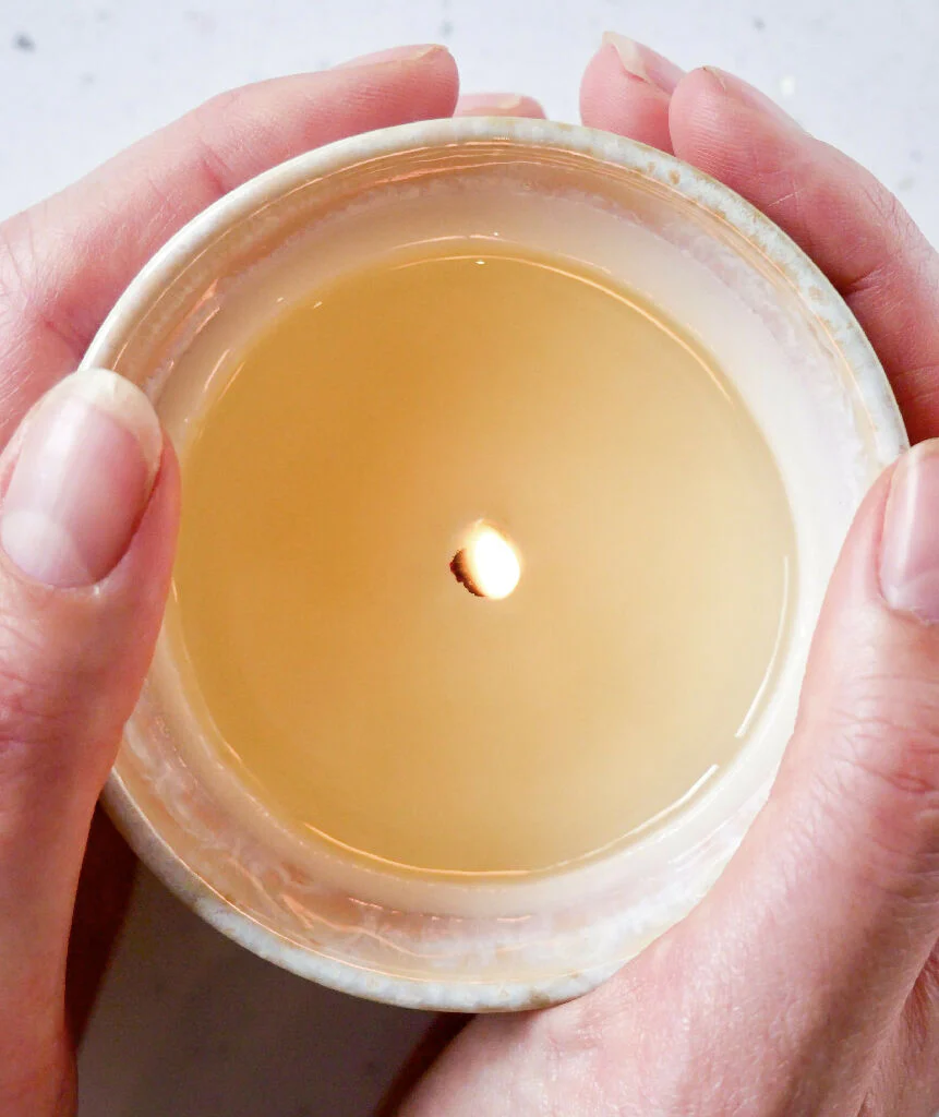 Refillable Coffee Cup Candle in Stollen - Image 6