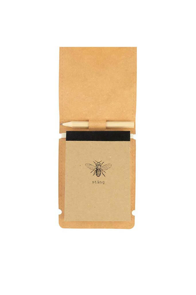 Refillable Recycled Leather Notepad - Image 4