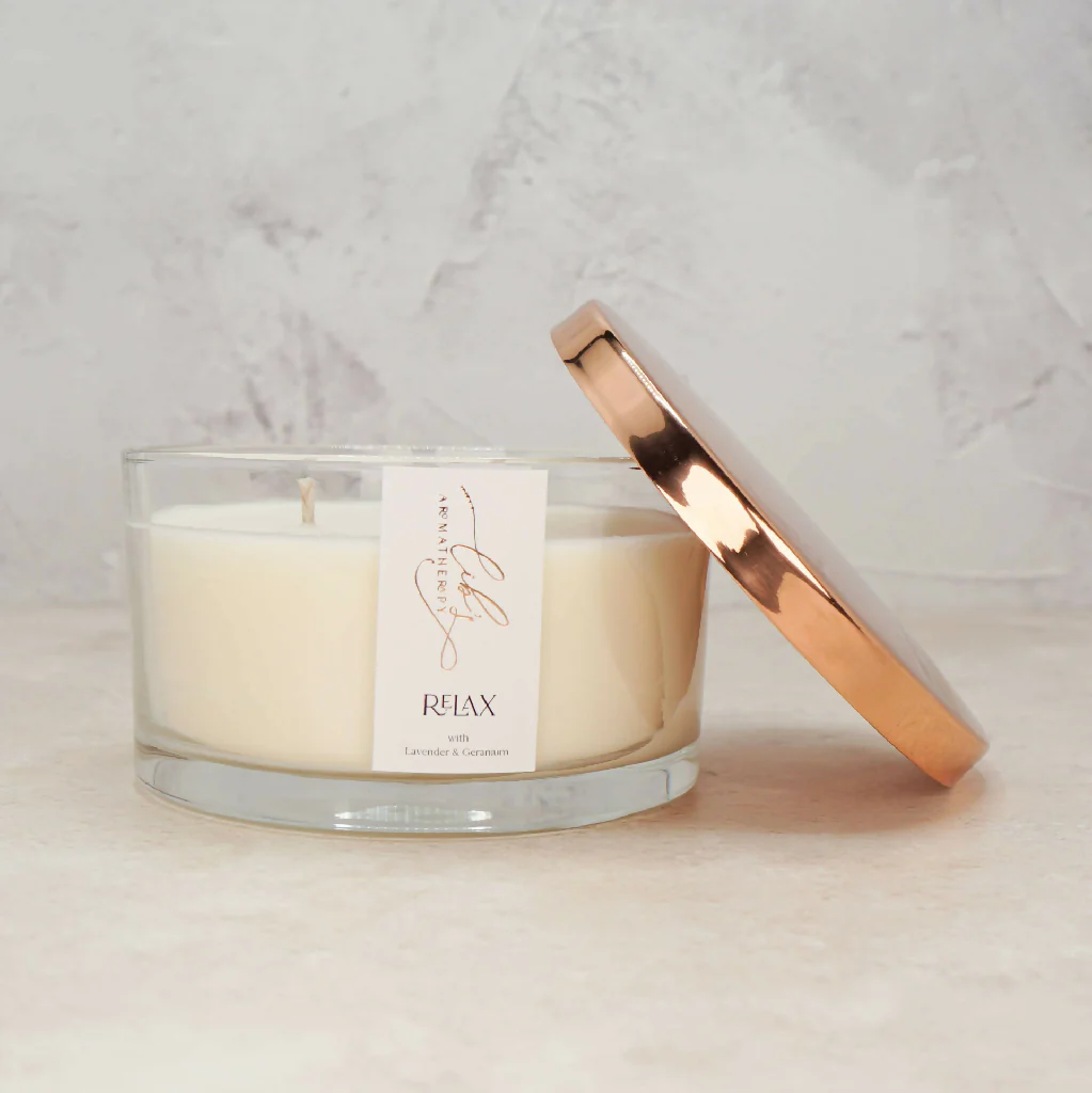 Relax Essential Oil Aromatherapy Candle - Image 6