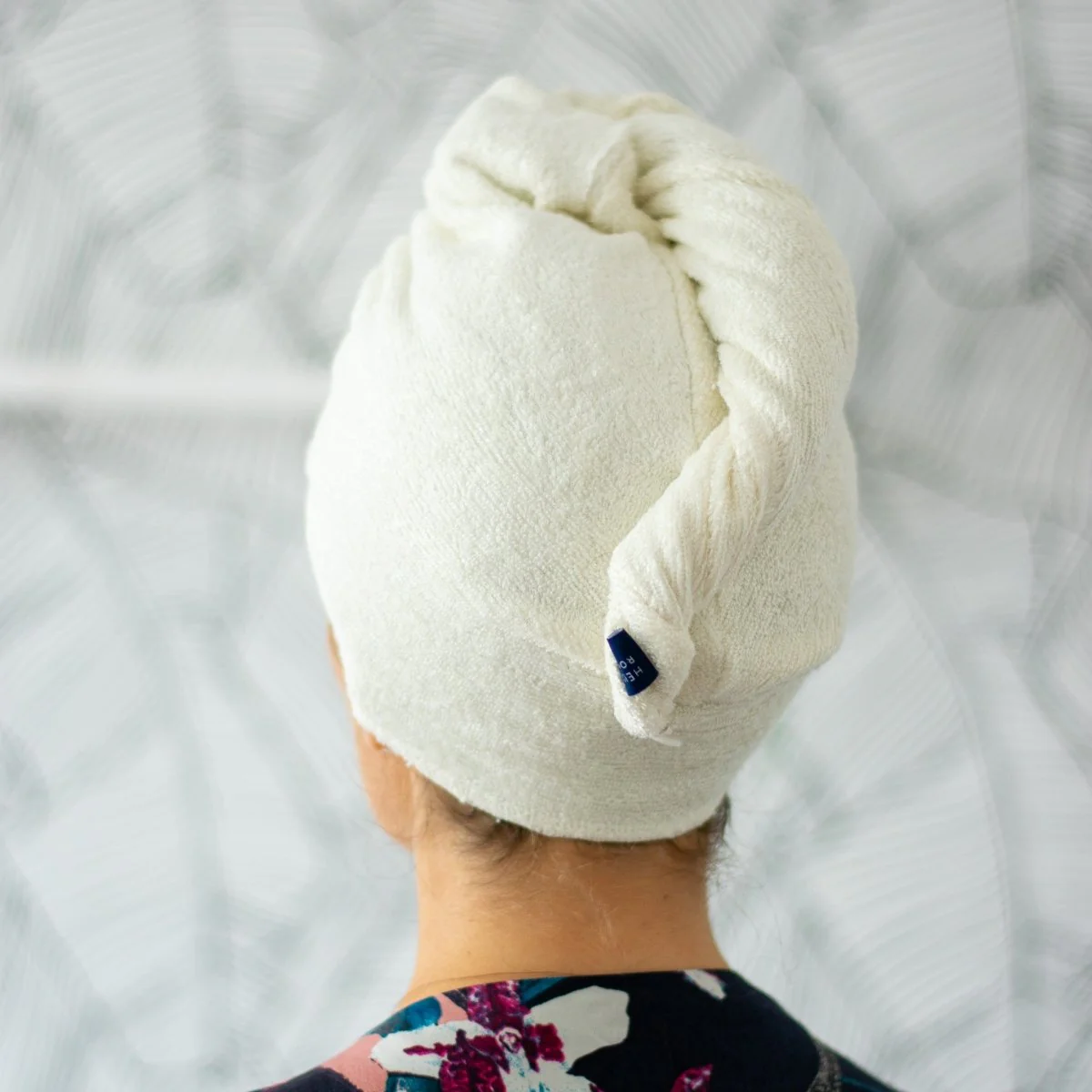 Reusable Bamboo Hair Wrap Towel - Image 3